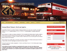 Tablet Screenshot of allinsontransport.co.uk